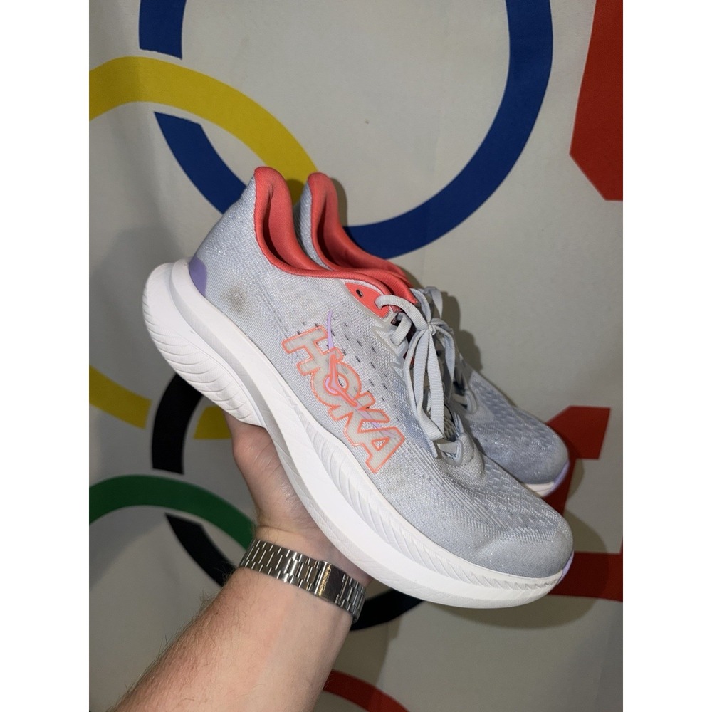 Hoka One One Mach 6 Running Shoes Womens 8.5 Blue Athletic Sneakers
